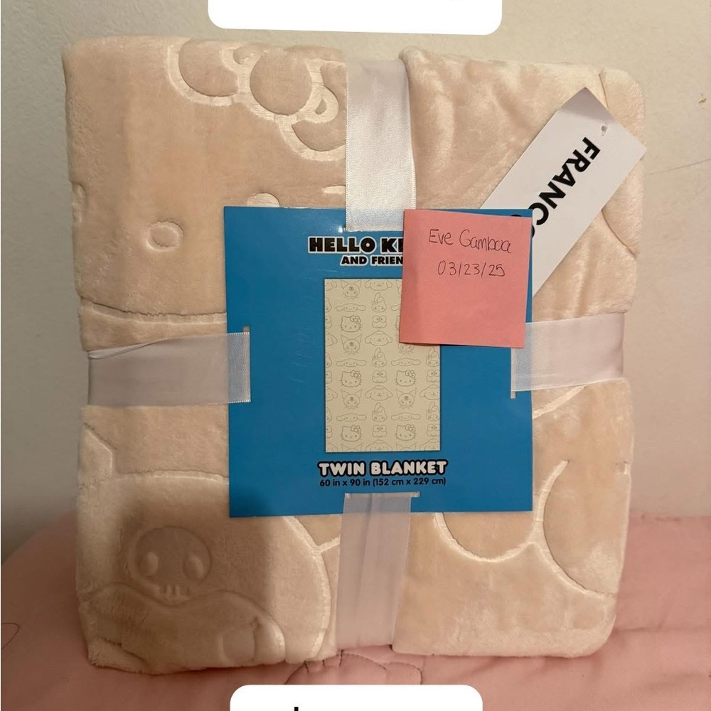Cream Twin Blanket